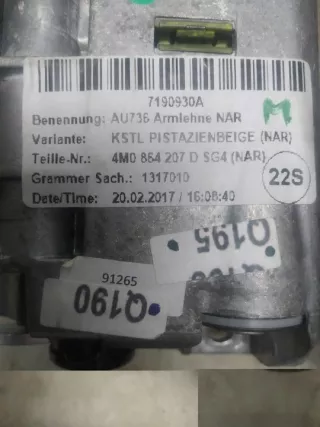 4M0864207D Подлокотник Audi Q7 4M Арт e6741417, вид 6