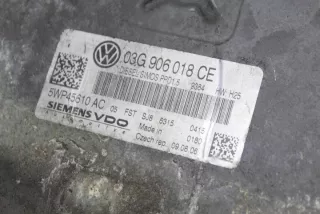 5WP45610AC Блок управления двигателем Volkswagen Passat B6 Арт e6768292, вид 4
