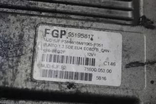 55195817 Блок управления двигателем Fiat Punto 2 Арт e6831775, вид 4