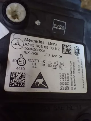A2059068505 Фара левая Mercedes C W205 Арт e6872488, вид 2