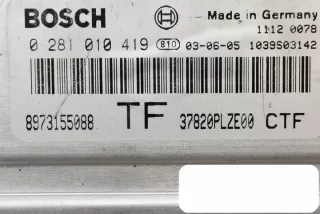 0281010419 8973155088 Блок управления двигателем Honda Civic 7 Арт e6952638, вид 3