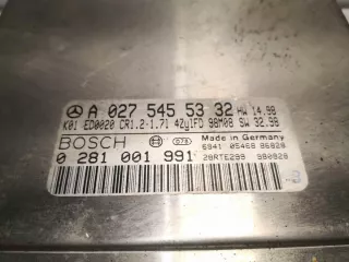 A0275455332 0281001991 Блок управления двигателем Mercedes A W168 Арт e6953139, вид 2