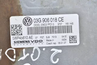 03G906018CE 5WP45610AE Блок управления двигателем Volkswagen Passat B6 Арт e6954649, вид 2