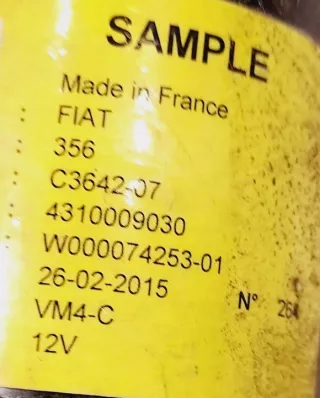 51984454 W000074253 Механизм стеклоочистителя (трапеция дворников) Fiat Tipo 2 Арт e6976738, вид 3