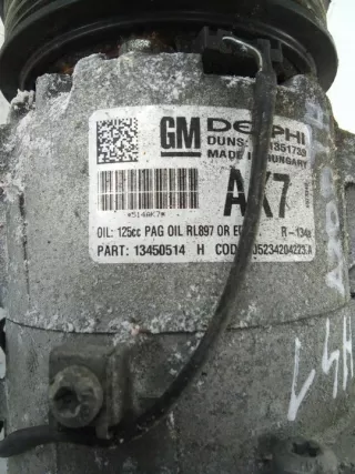 13450514 Компрессор кондиционера Opel Zafira C Арт e6982029, вид 2