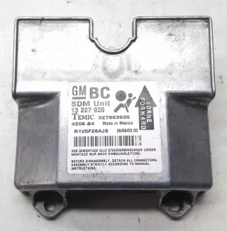 13227920 Блок AirBag Opel Astra H Арт e7058481, вид 1