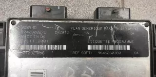 9646260380 9641390180 Блок управления двигателем Citroen Berlingo 1 Арт e7076435, вид 4