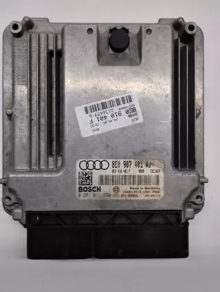 8E0907401AJ 0281011760 Блок управления двигателем Audi A4 B7 Арт e7080006, вид 1