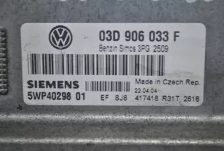 03D906033F Блок управления двигателем Volkswagen Polo 5 Арт e7147527, вид 2