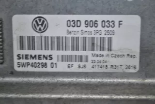 03D906033F Блок управления двигателем Volkswagen Polo 5 Арт e7147527, вид 3