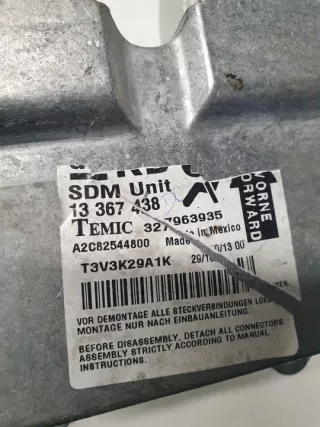 13367438 Блок AirBag Opel Corsa D Арт e7202917, вид 4