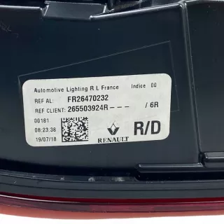 265503924R Фонарь задний правый Renault Talisman 1 Арт e7224262, вид 16