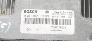 0281012199 8200660166 8200468515 Блок управления двигателем Renault Laguna 2 Арт e7268511, вид 2