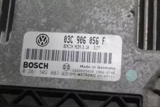 03C906056F Блок управления двигателем Volkswagen Touran 1 Арт e7320252, вид 4