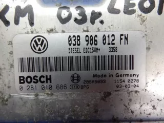 038906012FN 0281010686 Блок управления двигателем Seat Leon 1 Арт e7340392, вид 4