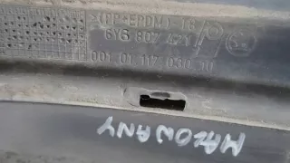6Y6807421 Бампер задний Skoda Fabia 1 Арт e7366508, вид 12