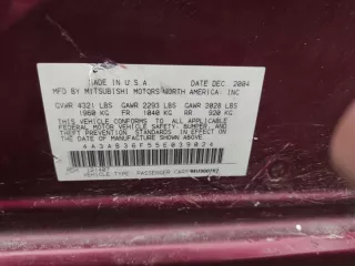  Крышка багажника (дверь 3-5) Mitsubishi Galant 9 Арт e7408732, вид 5