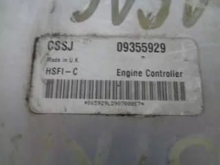 09355929 Блок управления двигателем Opel Astra G Арт e7411599, вид 3