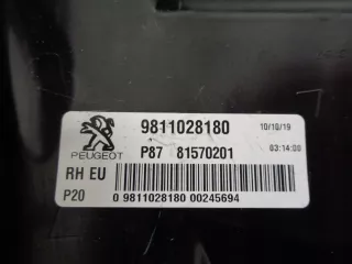 9811028180 Фонарь задний правый Peugeot 5008 2 Арт e7530275, вид 7