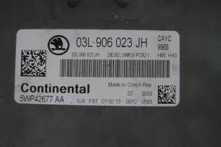 03L906023JH Блок управления двигателем Skoda Superb 2 Арт e7722731, вид 2