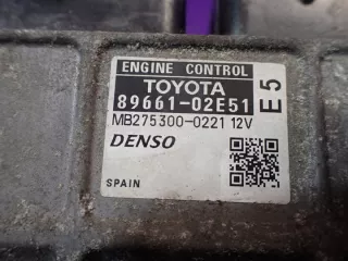 MB275300-0221 09661-02E51 Блок управления двигателем Toyota Auris 1 Арт e7764291, вид 4