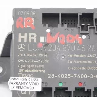 A2048704626 Блок управления двигателем Mercedes C W204 Арт e7811263, вид 4