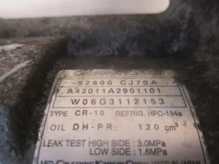 92600CJ70A Компрессор кондиционера Nissan Note E11 Арт e7843512, вид 4
