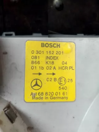 A1688200161 Фара левая Mercedes A W168 Арт e7850883, вид 4