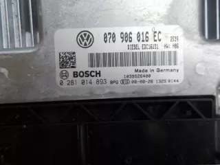 070906016ec 0281014893 Блок управления двигателем Volkswagen Transporter T5 Арт e7915093, вид 3
