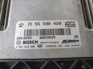55590420 0281019088 Блок управления двигателем Opel Astra J Арт e7935525, вид 2