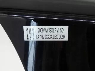 13889075875 Дверь задняя правая Volkswagen Golf 6 Арт e7937709, вид 9