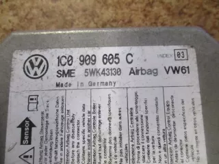 1C0909605C Блок AirBag Volkswagen Passat B5 Арт e8065554, вид 2