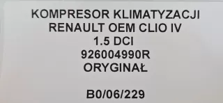 926004990R Компрессор кондиционера Renault Clio 4 Арт e8128672, вид 7