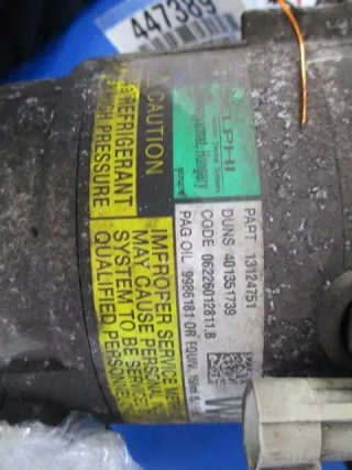 13124751WJ Компрессор кондиционера Opel Astra H Арт e8263908, вид 6