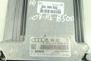 03L906022 0281014592 Блок управления двигателем Audi A4 B8 Арт e8318586, вид 3