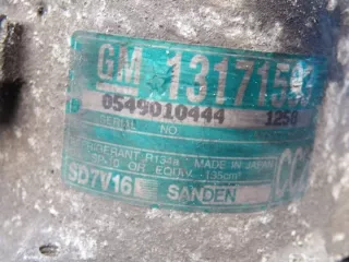 SD7VDH SD7V16 0549010444 05490104441258 Компрессор кондиционера Opel Vectra C  Арт e8394421, вид 4