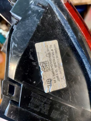 648601269R 265554091R Фонарь задний левый Renault Clio 4 Арт e8429913, вид 4