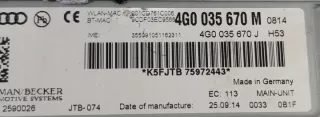 4G0035670M Блок навигации Audi A6 C7 (S6,RS6) Арт e8442010, вид 3