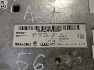 4E0035729 Блок комфорта Audi A6 C6 (S6,RS6) Арт e8530863, вид 2