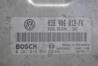 038906012FK 0281010683 Блок управления двигателем Seat Leon 2 Арт e8533579, вид 3