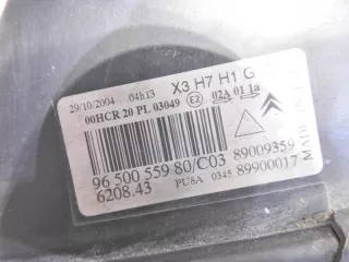 9650055980 89009359 89900017 Фара левая Citroen C5 1 Арт e8541850, вид 8