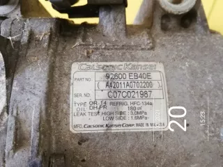 92600EB40E Компрессор кондиционера Nissan Navara D40 Арт e8578210, вид 2