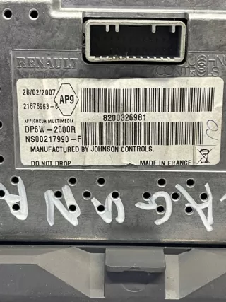 8200326981 Блок навигации Renault Laguna 2 Арт e8603101, вид 3