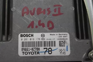 89661-0Z780 0281019178 Блок управления двигателем Toyota Auris 2 Арт e8622621, вид 2