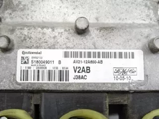 AV2112A650AB S180049011 Блок управления двигателем Ford Fiesta 5 Арт e8629625, вид 4