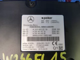 A2059000219 Блок управления (другие) Mercedes A W176 Арт e8657424, вид 2
