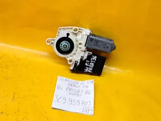 3C9959703 Моторчик стеклоподъемника Volkswagen Passat B6 Арт e8663634, вид 3