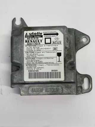 8200117651A Блок AirBag Renault Megane 1 Арт e8664303, вид 3