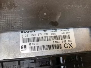 0281001874 Блок управления двигателем Opel Vectra B Арт e8737318, вид 2