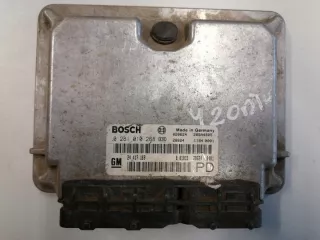 24417169 Блок управления двигателем Opel Zafira A Арт e8763729, вид 1